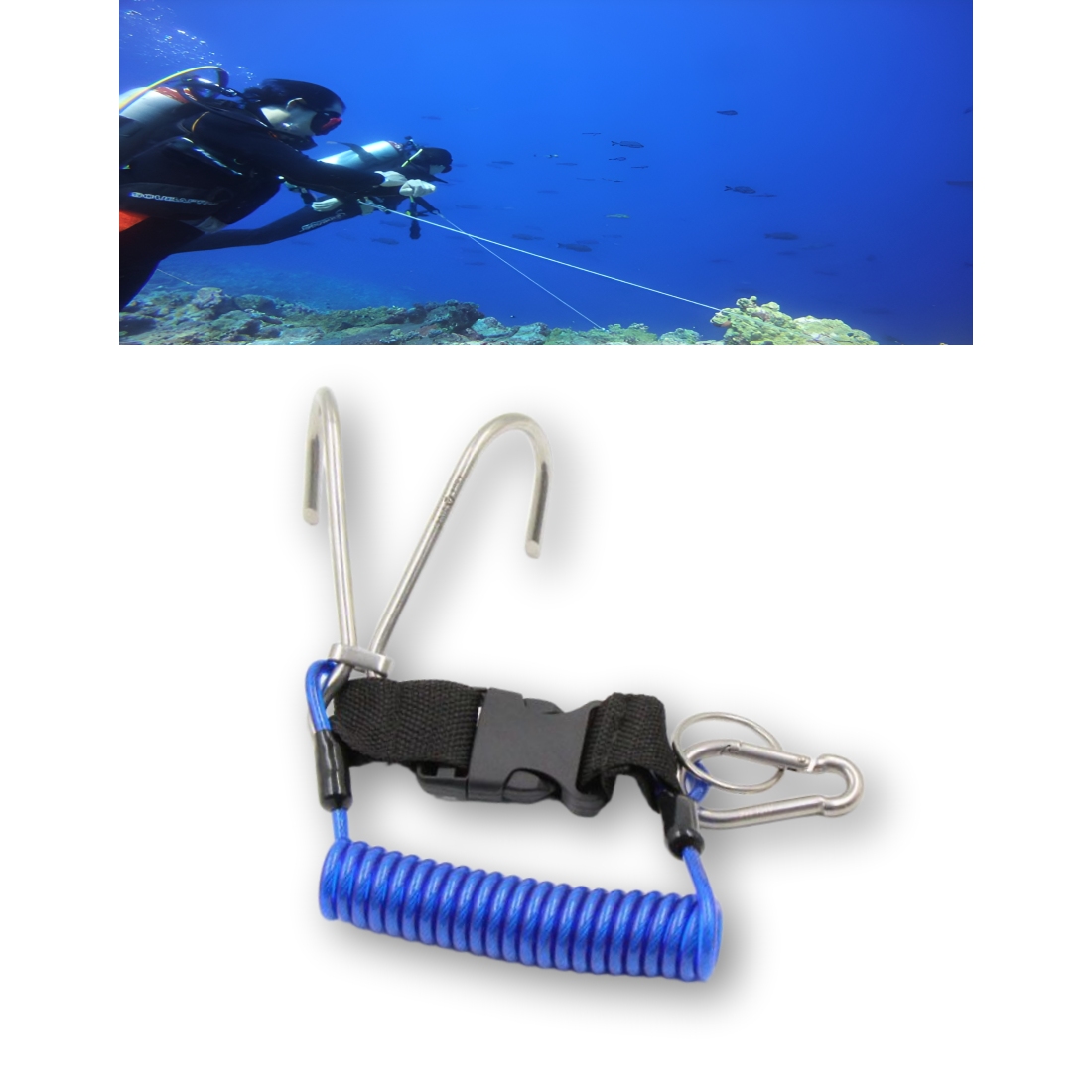 오션큐 스킨스쿠버 다이빙 더블후크 조류걸이, 핑크 29,900원