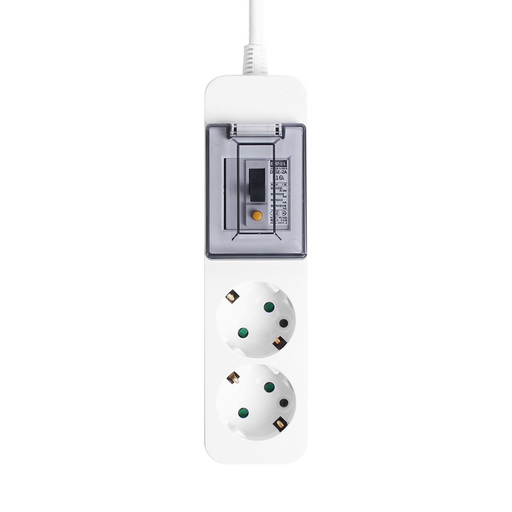 대성 고용량 국산멀티탭 4000W 누전차단 2구 난연소재 안전접지 에어컨 냉장고 세탁기, 2.5m, 1개, 화이트 15,600원