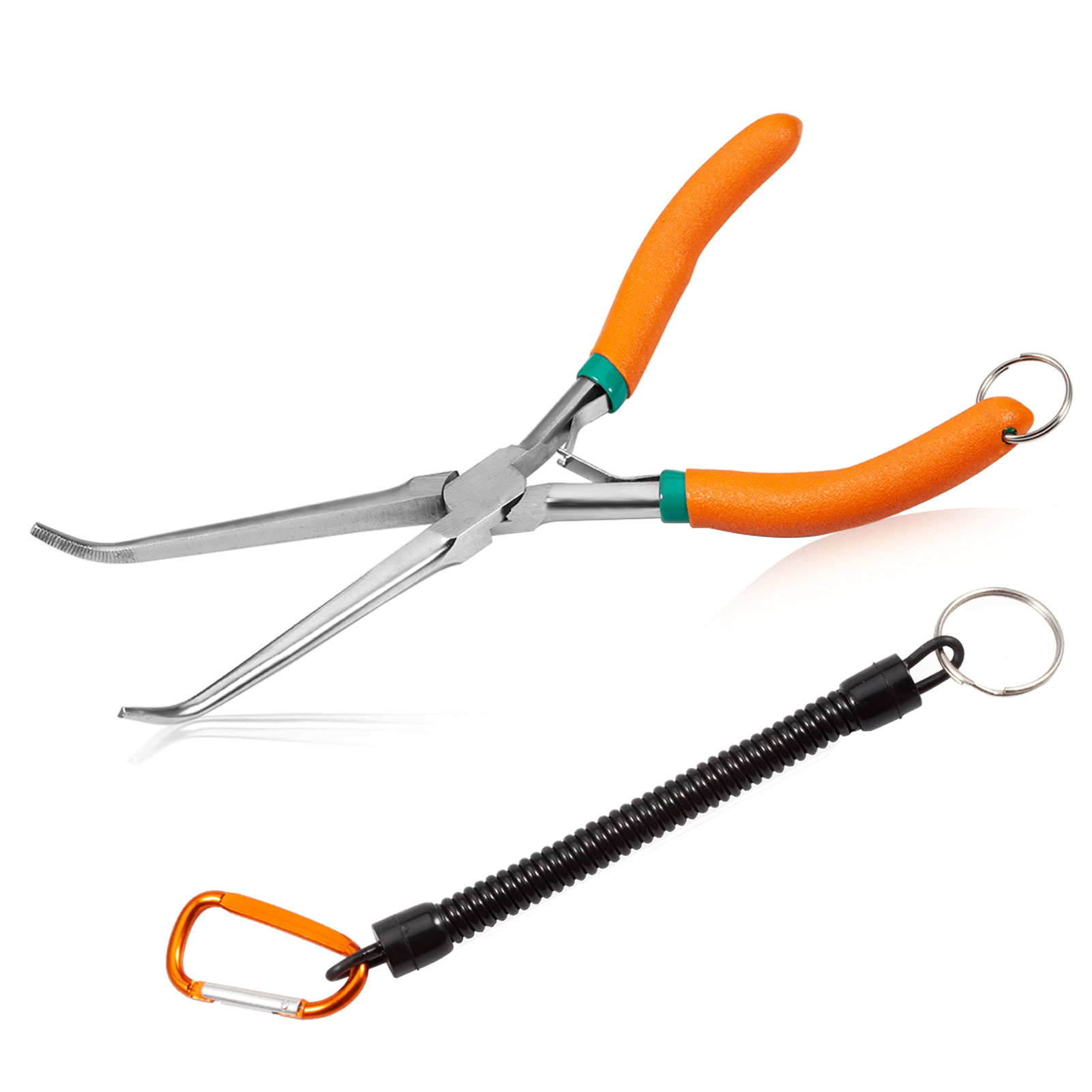 SPEEDWOX 185mm 롱 리치 니들 노즈 플라이어(치아 포함), 좁은 공간을 위한 손실 방지 랜야드가 있는 엑스트라 롱 노즈 미니 정밀 와이어 루프 플라이어 11,190원