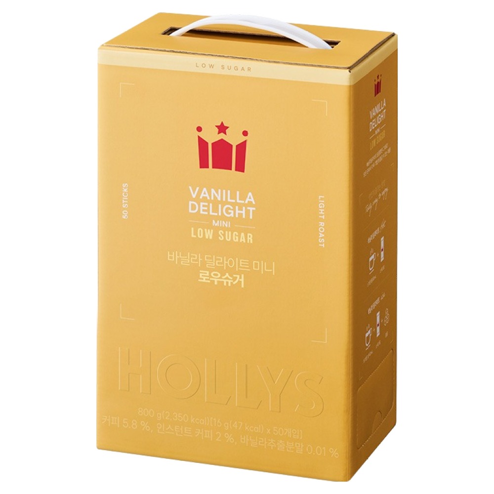 할리스 바닐라 딜라이트 미니 로우슈거 커피믹스, 16g, 1개, 50개입 31,770원