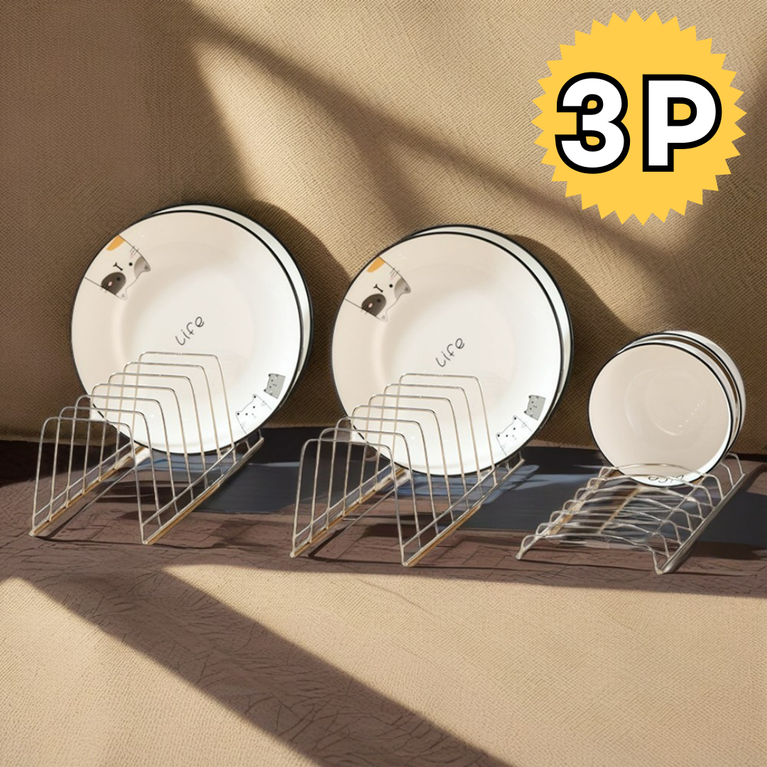 리빙앤드 깔끔한 주방 정리 접시 그릇 꽂이 스텐 정리대 9,950원