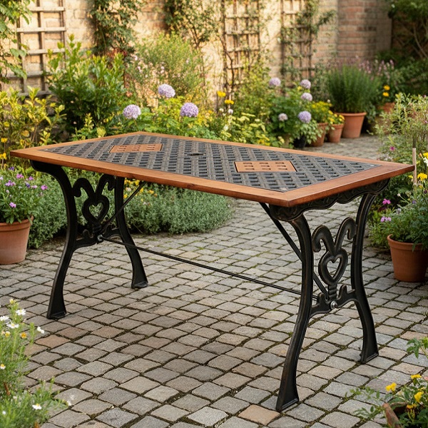 114 야외 테이블 주물 공원 정원 카페 가든 테라스 마당 전원주택 펜션 인테리어 식탁 107,990원