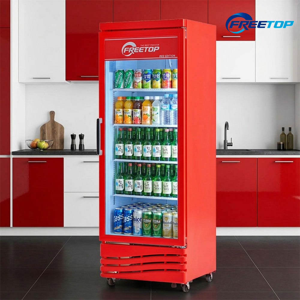 소상공인지원 음료수 냉장고 385L 업소용 쇼케이스 FT-470AR 올레드 술장고 약국 병원 주류 편의점, FT-470AR 올레드 (착불배송비 해피콜안내) 422,000원