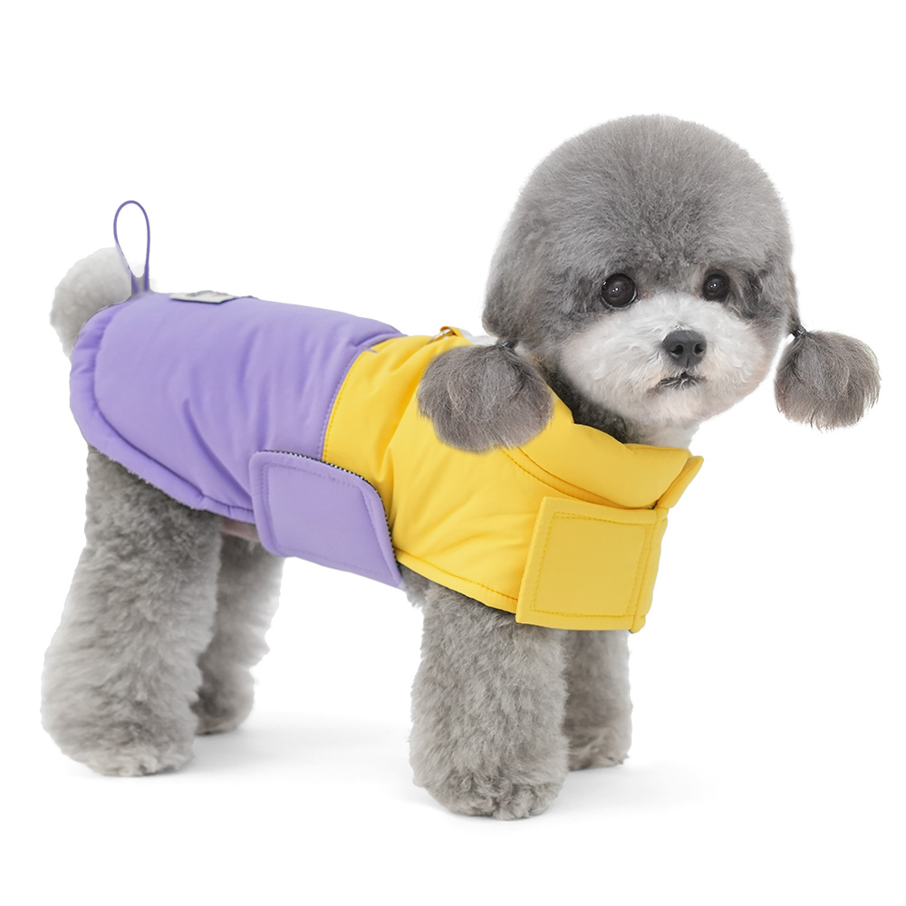 준성펫 투톤 벨크로 강아지 패딩 조끼 하네스 애견 겨울 옷 아우터 소형견 중형견 반려견 의류 29,610원