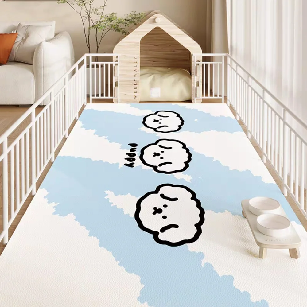 VIKAMA 펫매트 거실 주방발코니PU매트 미끄럼방지매트 장식매트 펫미끄럼방지매트 강아지 방수매트 다용도 컷팅 미끄럼방지매트 펫매트 대형, 1개, GZN2 20,200원