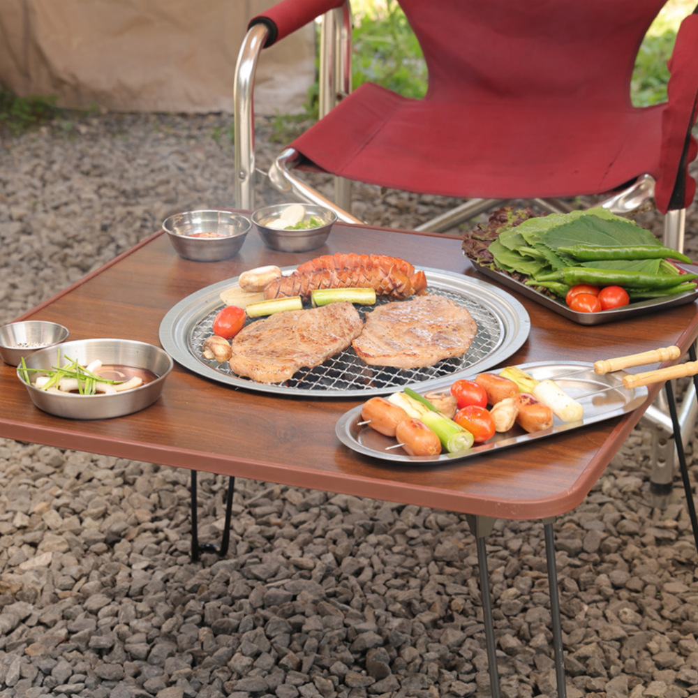 플라츠 화로 숯불 테이블 캠핑 만능 접이식 화로대 테이블 수납가방 세트 41,790원