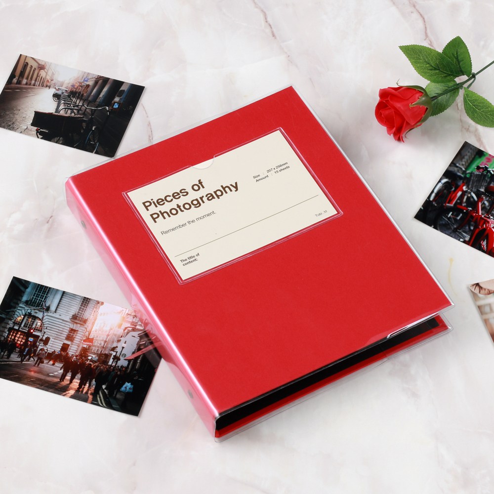 TOBI 데일리 7종 바인더앨범, 25매, 바인더앨범 (다크레드)-흑지 16,450원