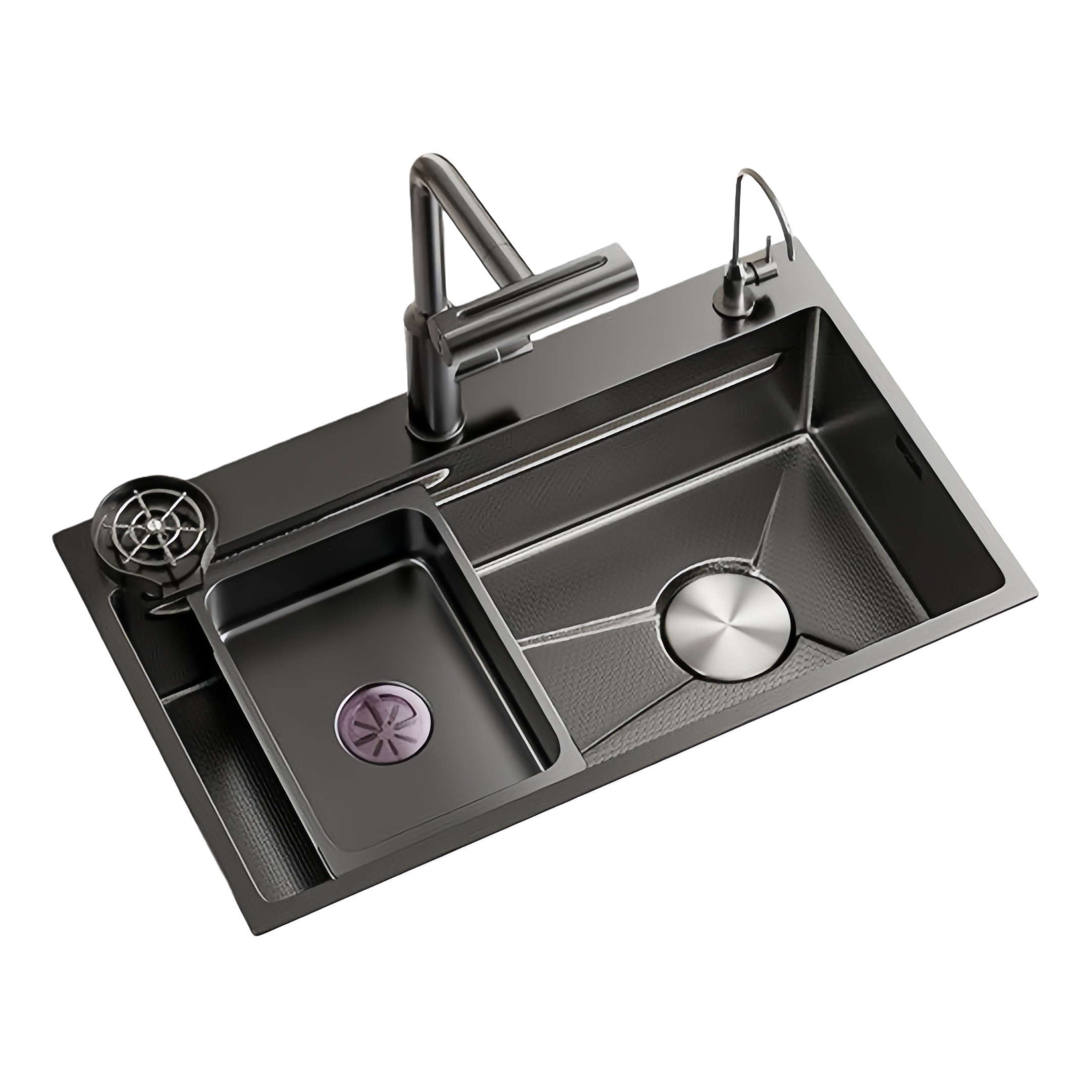 YAPOGI 최신 나노 코팅 304 스텐 사각 싱크볼 교체 세트, 1세트 215,000원