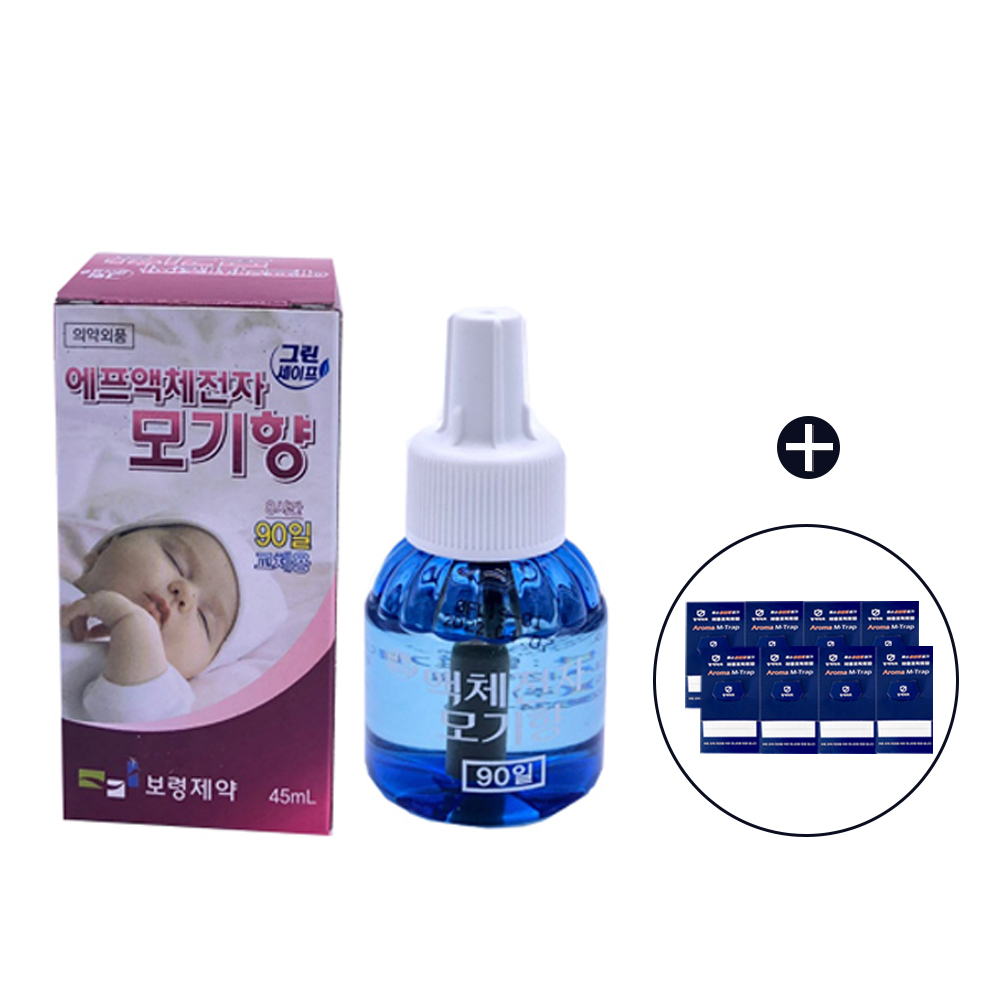 보령제약 리퀴드 액체모기향 리필액 (90일) + 해충트랩 2매, 1개, 45ml 5,990원