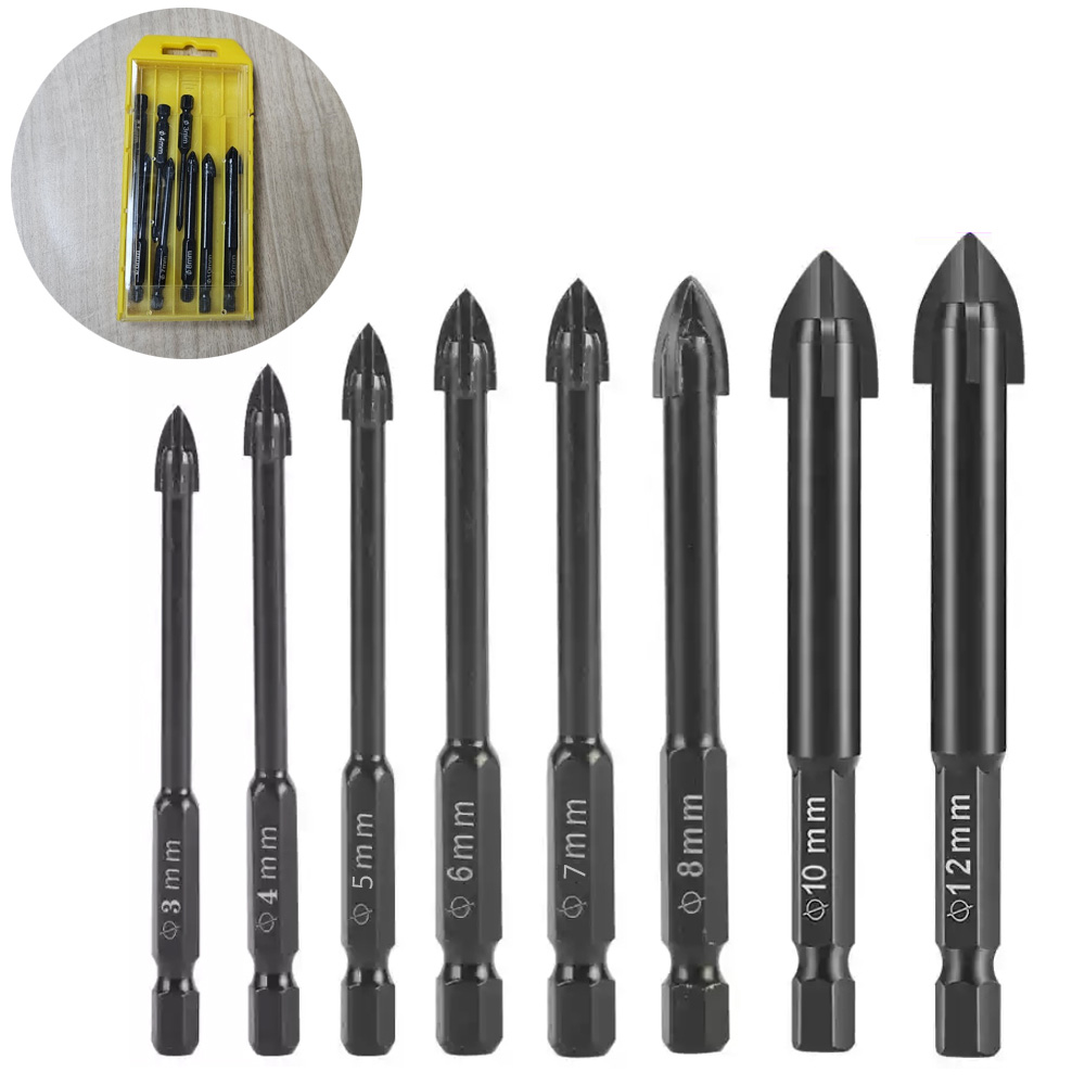 엠클립스 만능 드릴비트 3mm, 4mm, 5mm, 6mm, 7mm, 8mm, 10mm, 12mm 8pc 9,800원