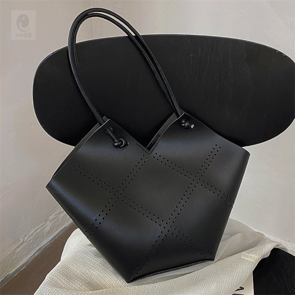 DIY 손바느질 가죽가방 키트펀칭백 블랙 가죽공예키트, 1개 25,960원