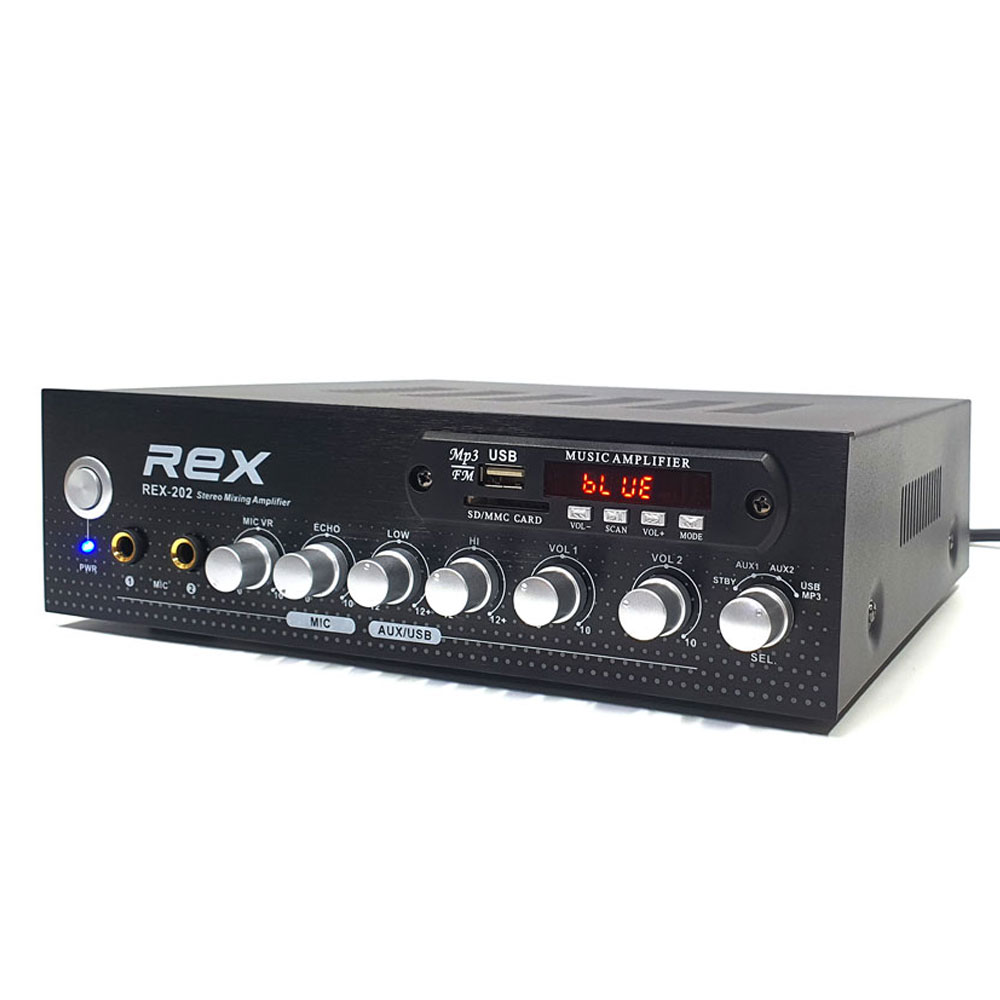 매장용앰프 블루투스앰프 카패앰프 2채널 200W, 카페앰프 REX202 65,000원