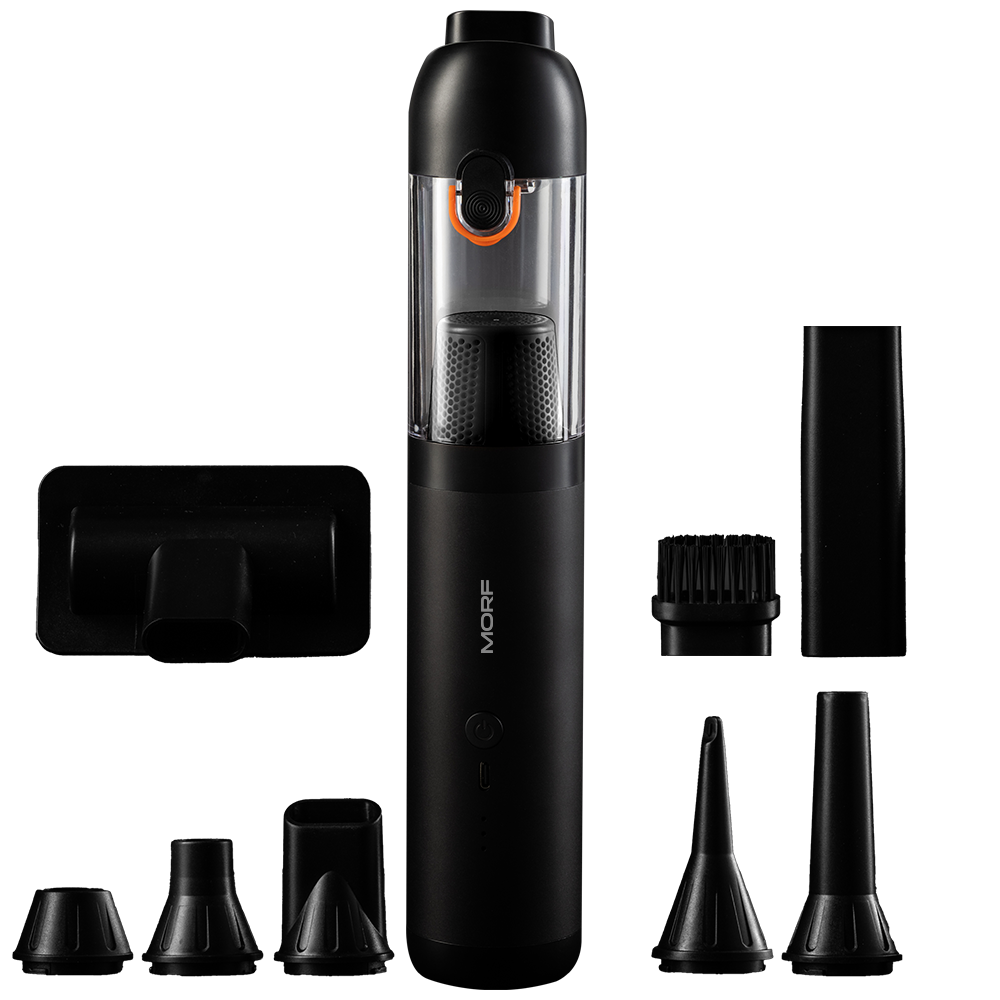 모프 차량용 무선 진공 청소기 초강력 BLDC모터 20000PA 에어건 사용가능 8종노즐 증정, 블랙 35,900원