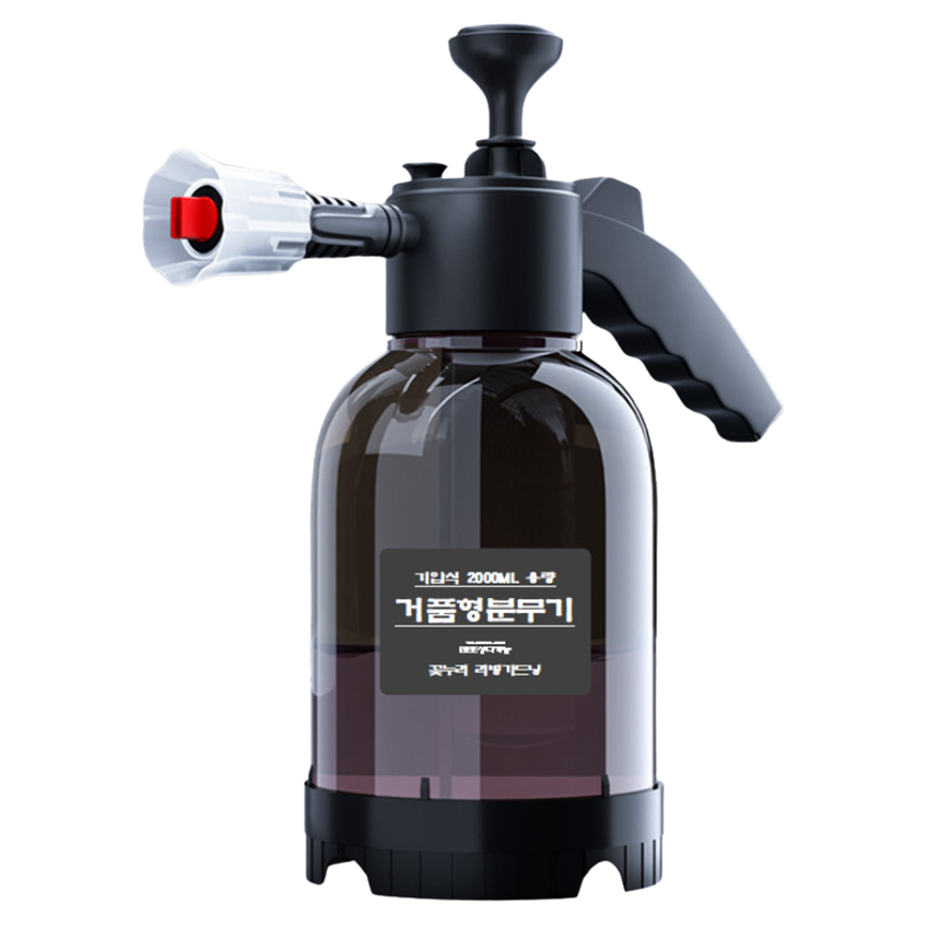 정원 화분 청소 세차 압축 분무기 압축 스프레이 폼건 2L 8,500원