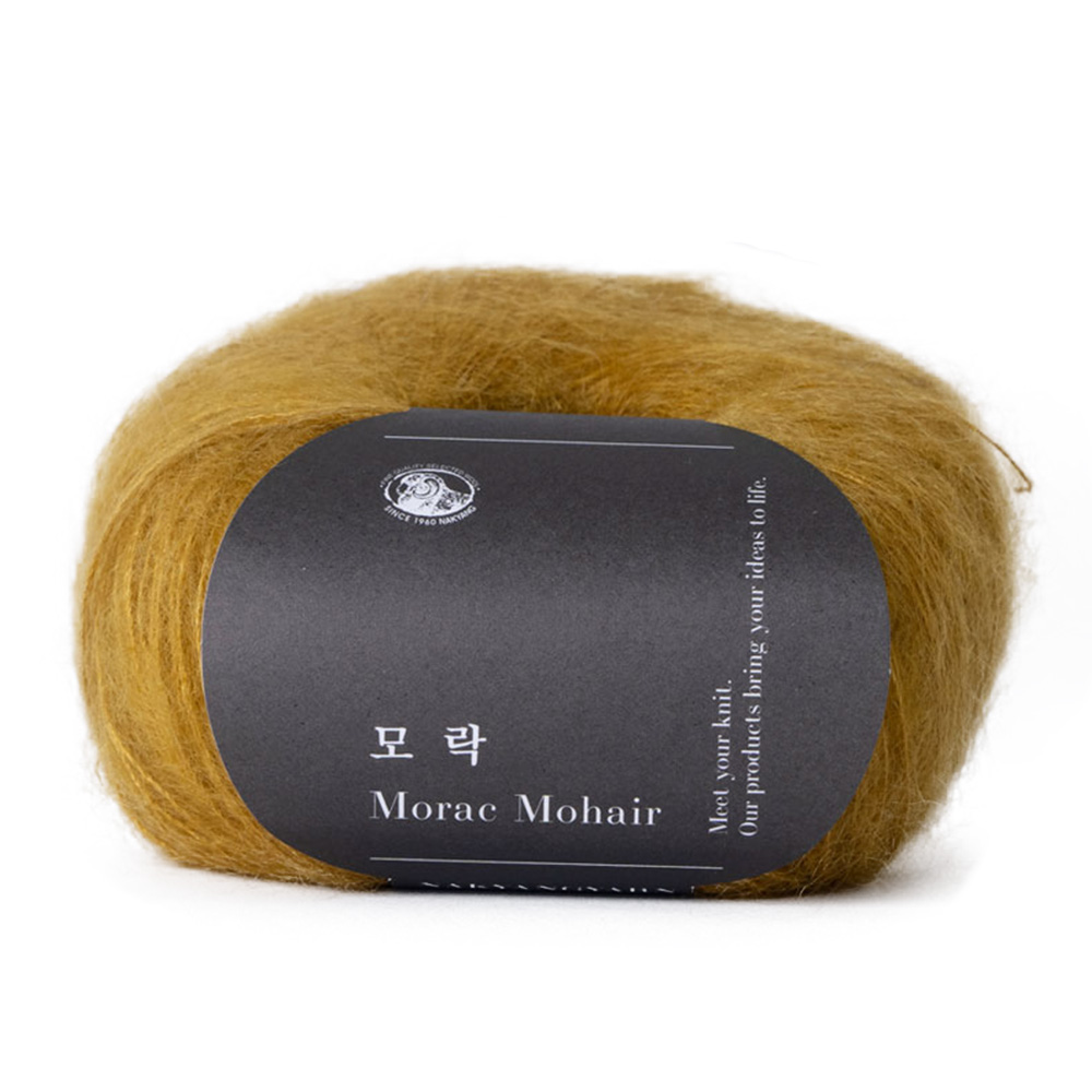 브랜드얀 모락 모헤어 뜨개실, 306번 머스타드, 1개 22,000원