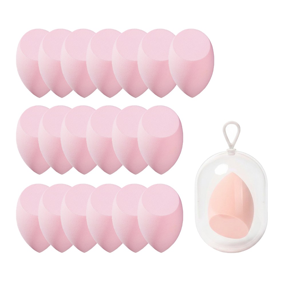 이지앤코 물방울 똥퍼프 파운데이션 쿠션 퍼프, 20개, 라이트 핑크 10,000원