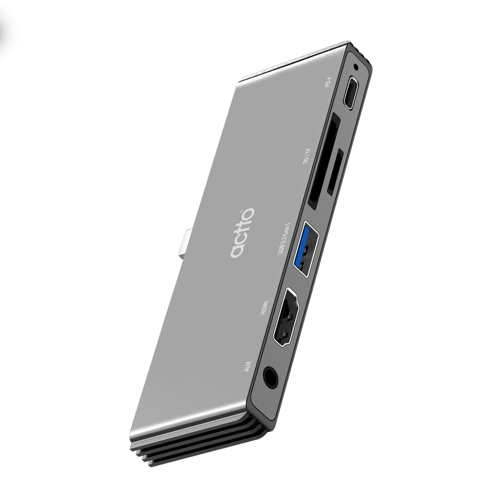 엑토 6in1 C타입 PD HDMI 카드리더 멀티 허브 CRH-26, 단일색상, 1개 30,190원