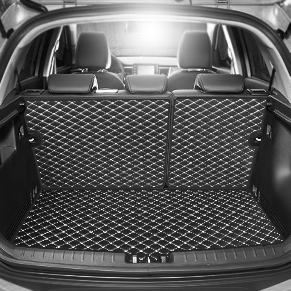 지엠지모터스 퀼팅 가죽 트렁크매트 풀세트, 기아 스토닉 (2017년~), 블랙 54,620원