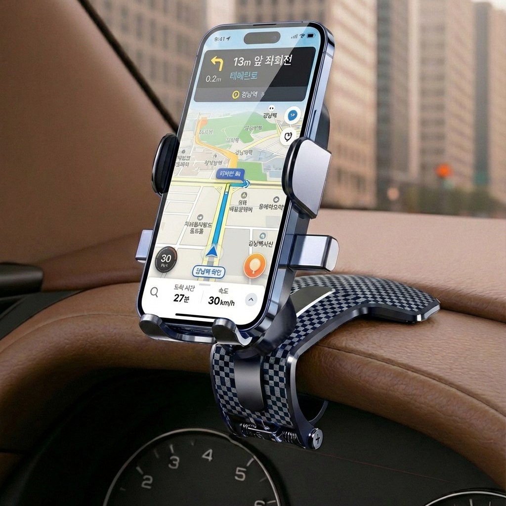 포레샵 초강력고정 대시보드 차량용 핸드폰 거치대, 블랙, 1개 16,100원