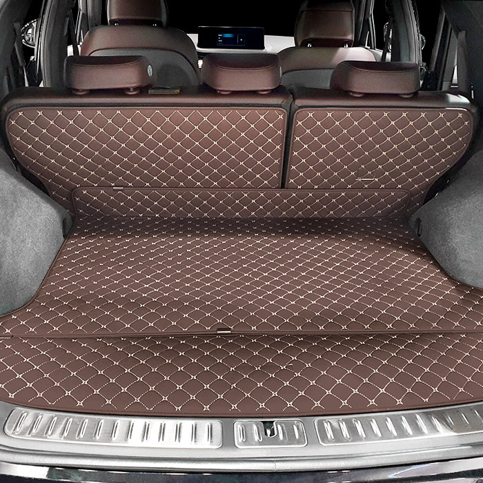 카프트 프리미엄 퀼팅 고급형 트렁크 매트 분리형, 제네시스 GV70, 브라운 69,000원