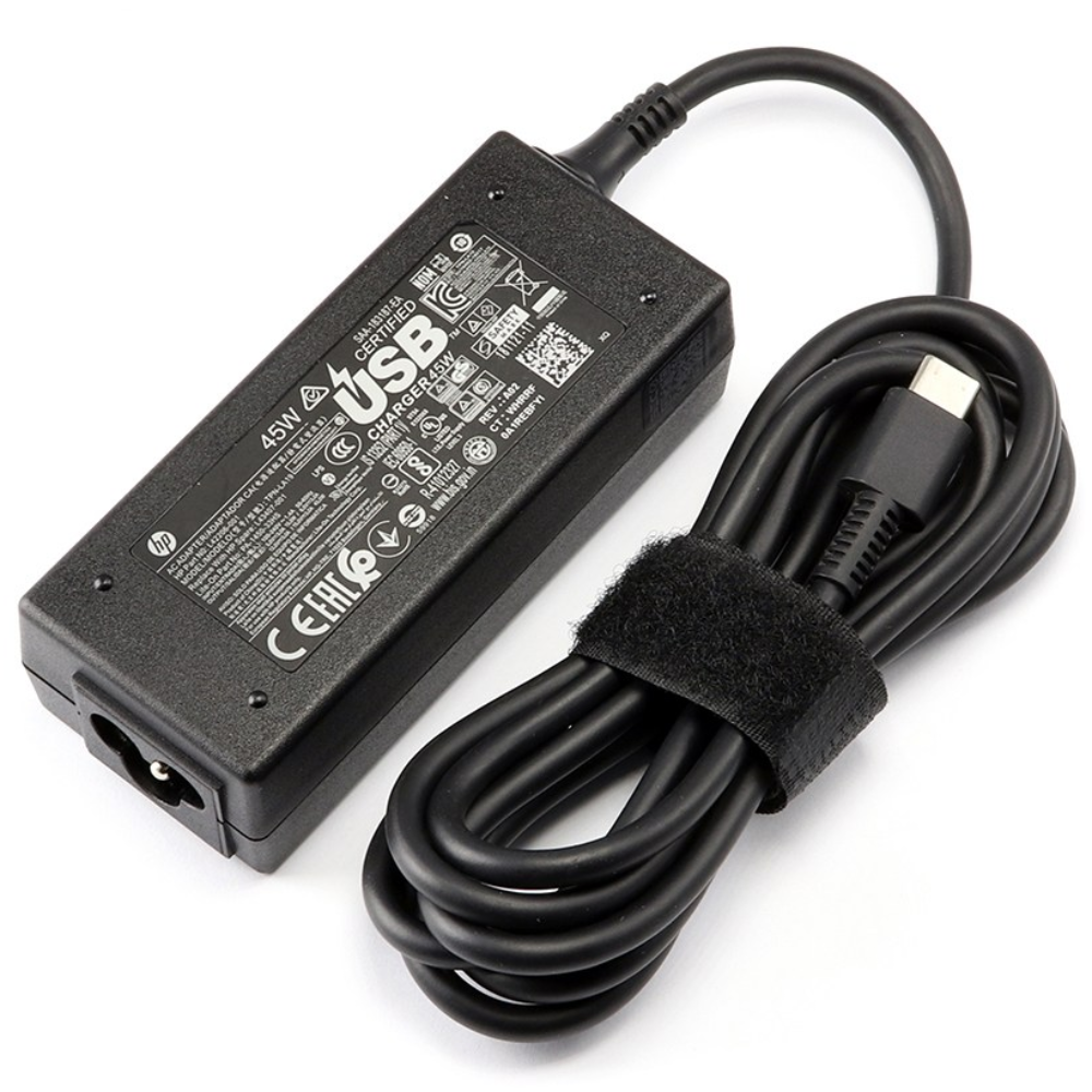 HP 정품 45W 어댑터 USB TYPE-C 충전기 TPN-LA19 Chromebook 11-ae000 x360 충전기, 어댑터 + 케이블, 1개 24,000원