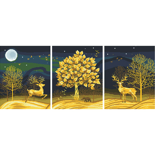 디클레어 3D DIY 보석십자수 캔버스형 3단세트 40X50cmX3 54,800원