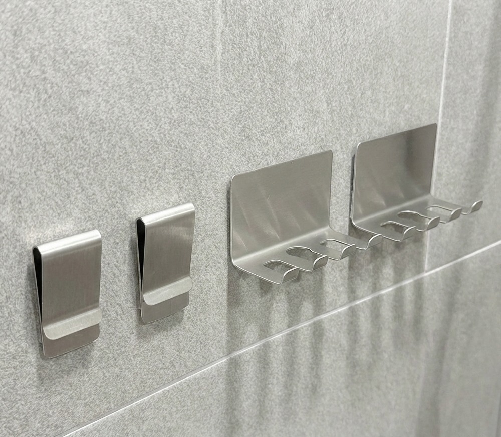 모나코올리브 치약 칫솔 벽걸이 스텐 정리 2종 세트 13,350원