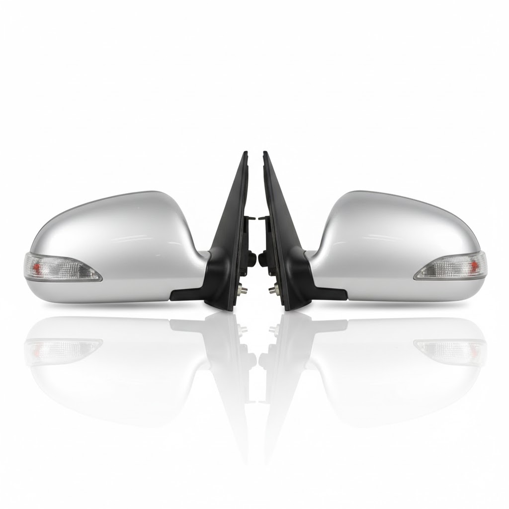 아반테HD 백미러 아반떼HD 사이드미러 아반떼HD 백미러  깜빡이 8핀 은색 중고품 110,000원