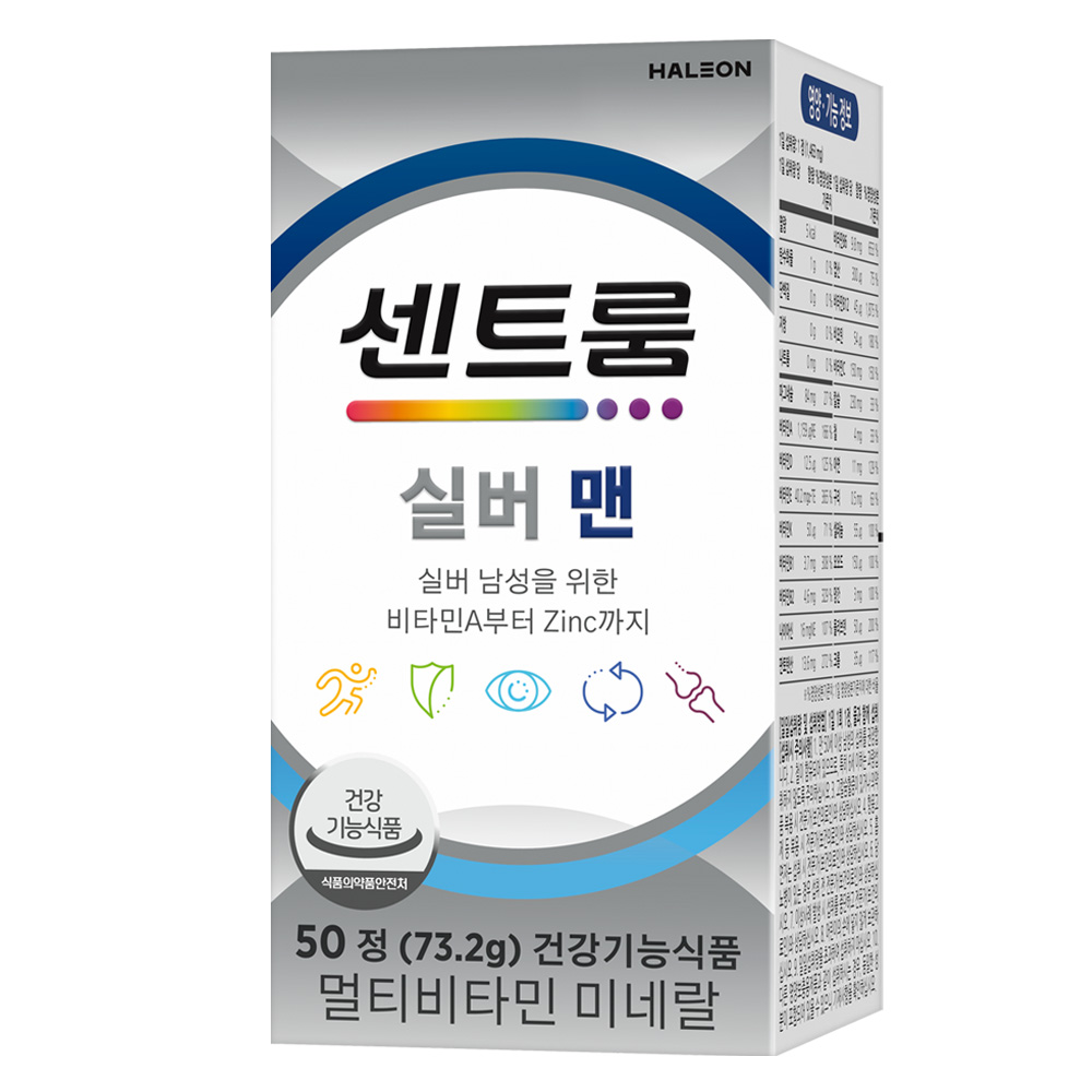 센트룸 실버 맨 멀티비타민 미네랄, 50정, 1개 22,660원