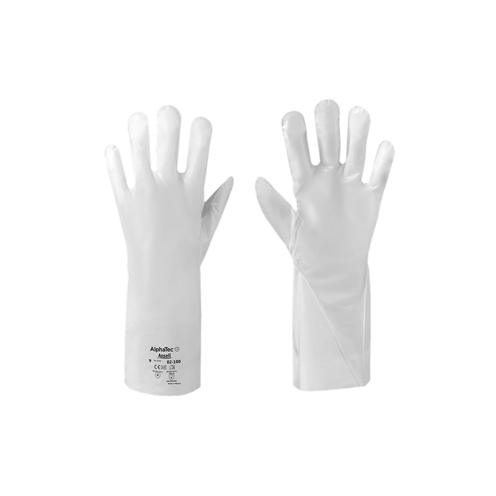 안셀 Ansell 알파텍 2-100 LLDPE 다층 필름 내화학 장갑, 1개, 흰색+투명 12,600원