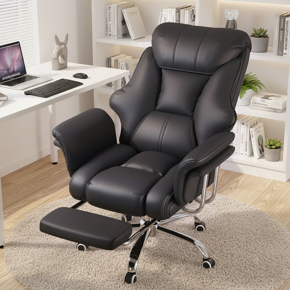 SOPUM HOUSE 침대형 중역 발받침 리클라이너 고급가죽 사무용 PC방 컴퓨터 게이밍의자 110,900원