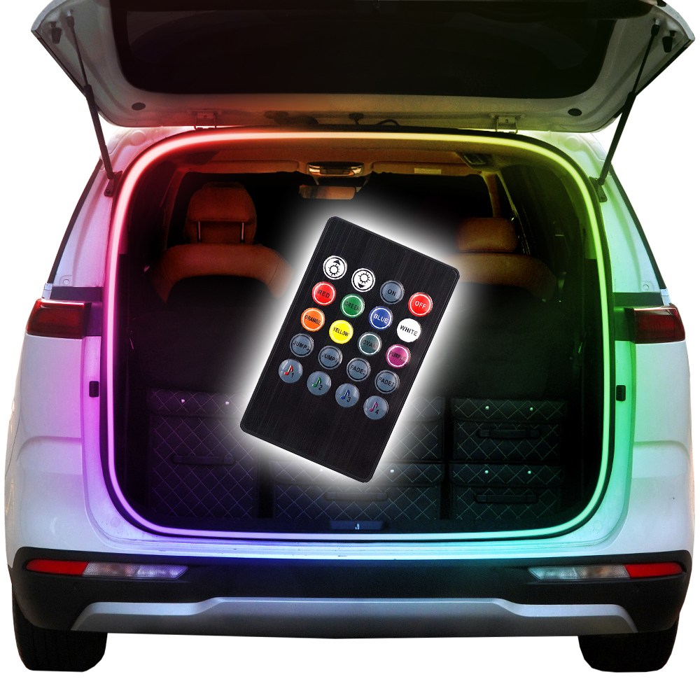 자동차 트렁크 RGB컬러 식빵등 DIY LED바 무드등 면발광 배선형 43,900원