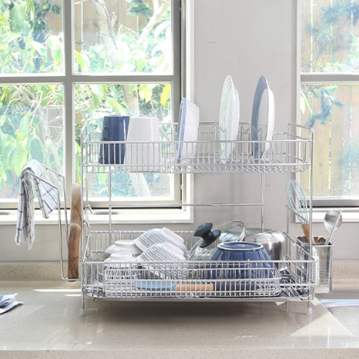 에넥스 유닉 일체형 올스텐레스 식기건조대, 2단, 단일색상, 1개 209,630원