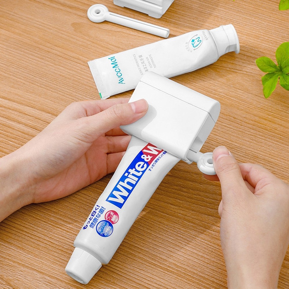 절약짜개 걸이형치약짜개 튜브짜는도구 무타공걸이, 화이트1P, 1개 4,470원