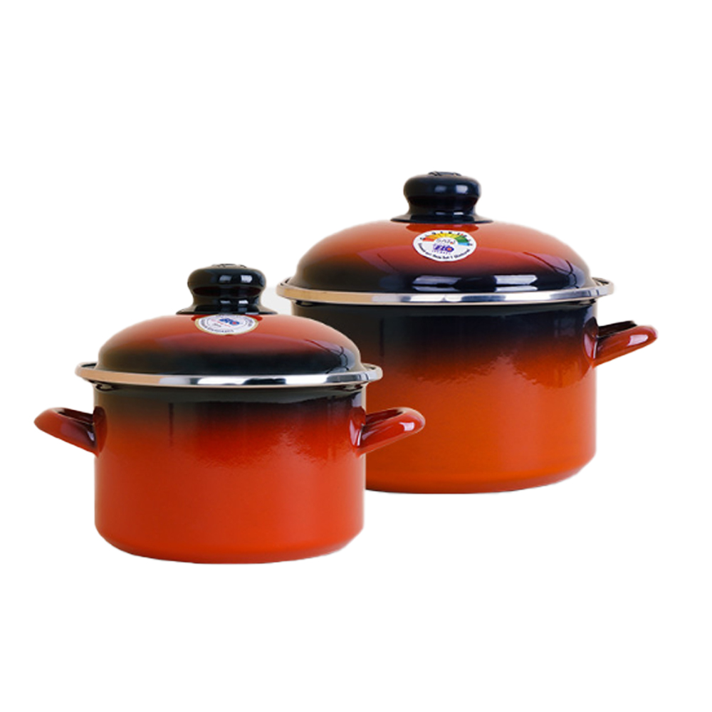 ELO 쿡포트 빨간법랑 깊은형 냄비 2종 세트 인덕션 IH 46,690원