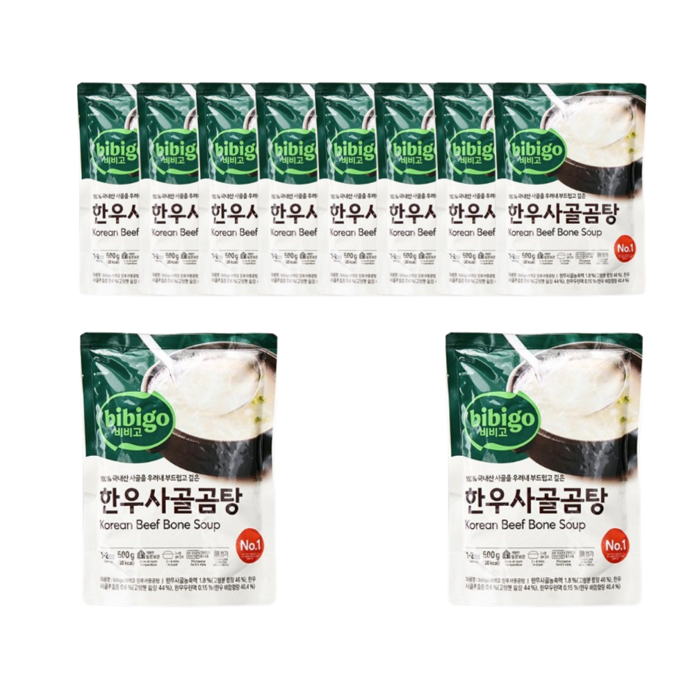 CJ 비비고 한우사골곰탕 500g 21,780원