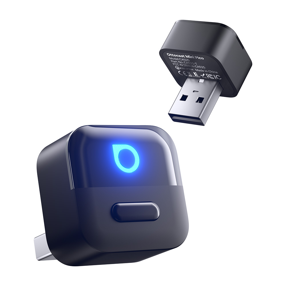 오토캐스트 미니 피코 무선 자동차 미러링 어댑터 애플 카플레이 안드로이드 오토 2 in 1, 블랙 54,900원