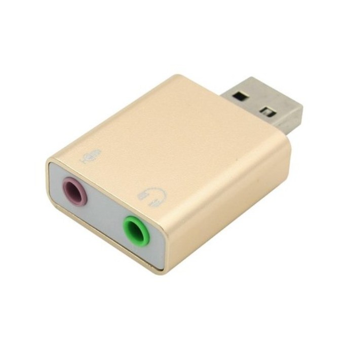 컴스 USB 오디오7.1 컨버터 3.5 ST Mic Gold 사운드카드 외장형, USB 오디오 컨버터-[BT325], 1개 11,700원