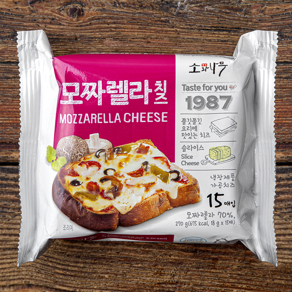 소와나무 한장 한장 포장된 모짜렐라치즈 5,980원