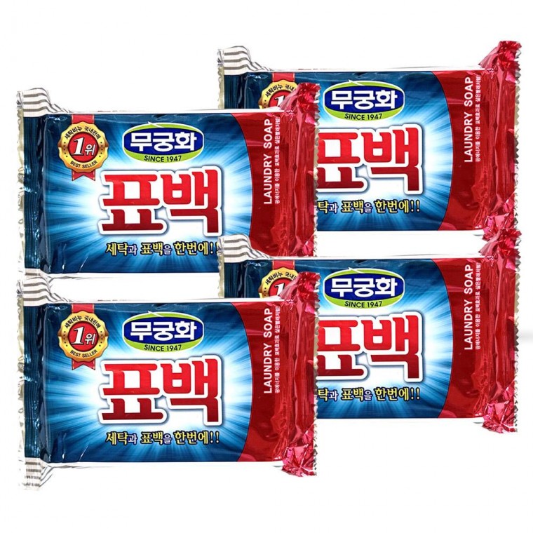 무궁화 표백 세탁 빨래 비누 230g 4개 5,820원