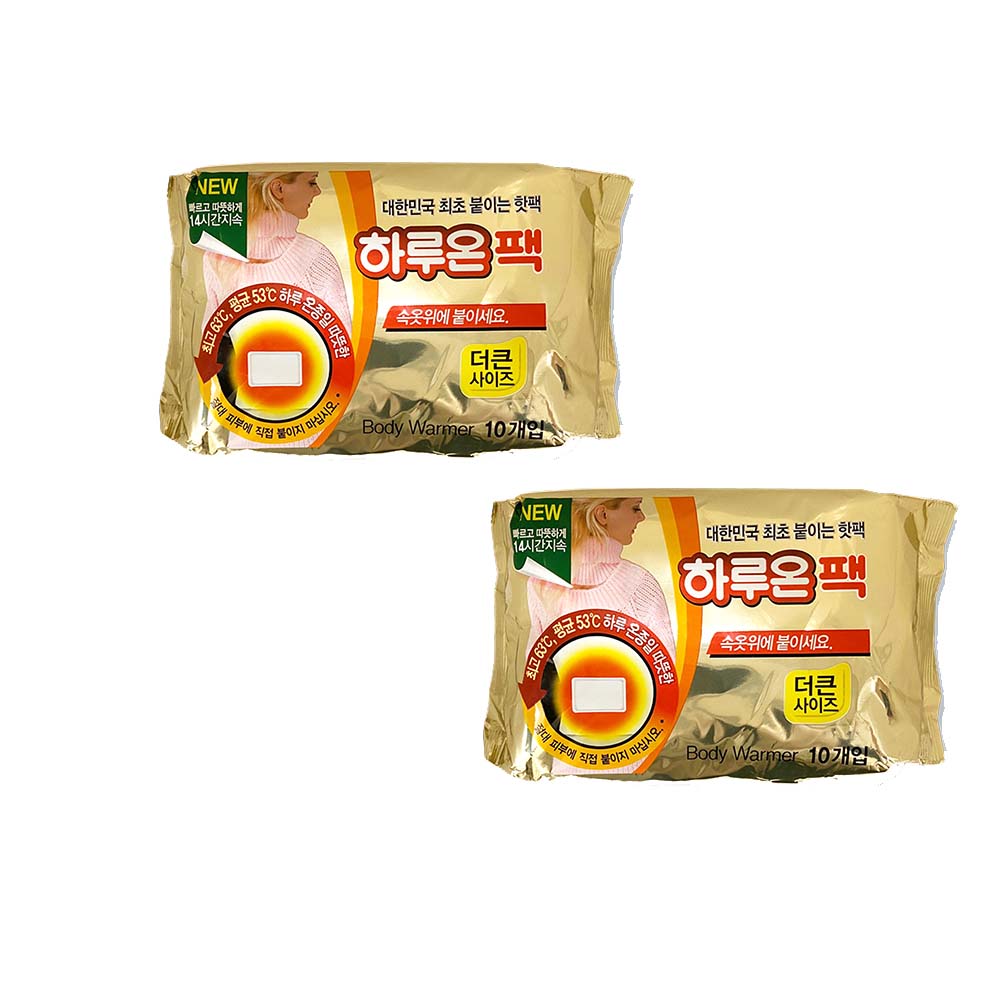 [국내생산] 최신형 하루온팩 붙이는 핫팩 10,100원