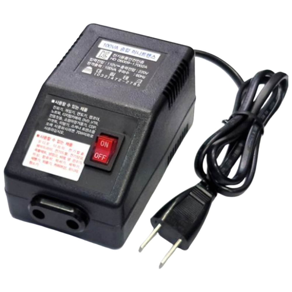 대림테크 100W 승압트랜스 국내제품을 외국에서 사용 100W 승압변압기, 1개 15,540원
