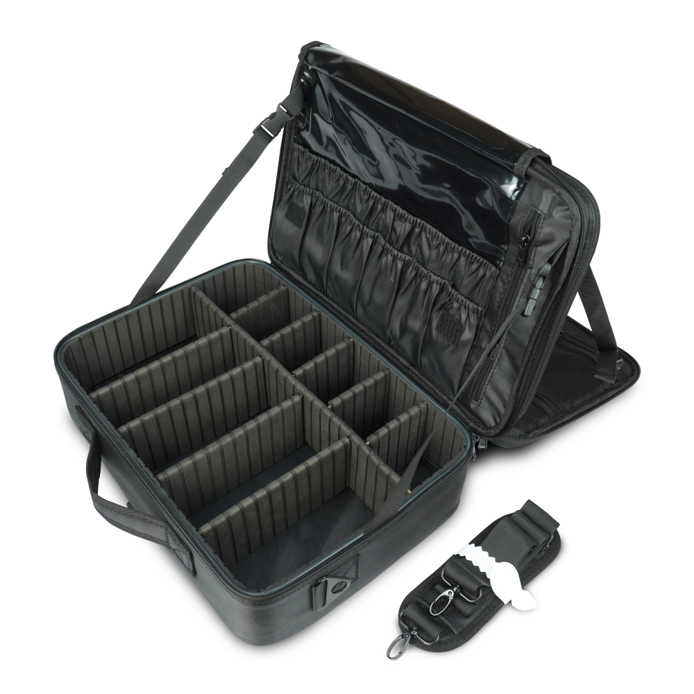 에이프라하 KOKO 메이크업 가방 다용도 뷰티 화장품 파우치 미용 칸막이 브러쉬 소품 정리 박스 대용량 소형 대형 특대형 2단 현장 출장 케이스 29,800원