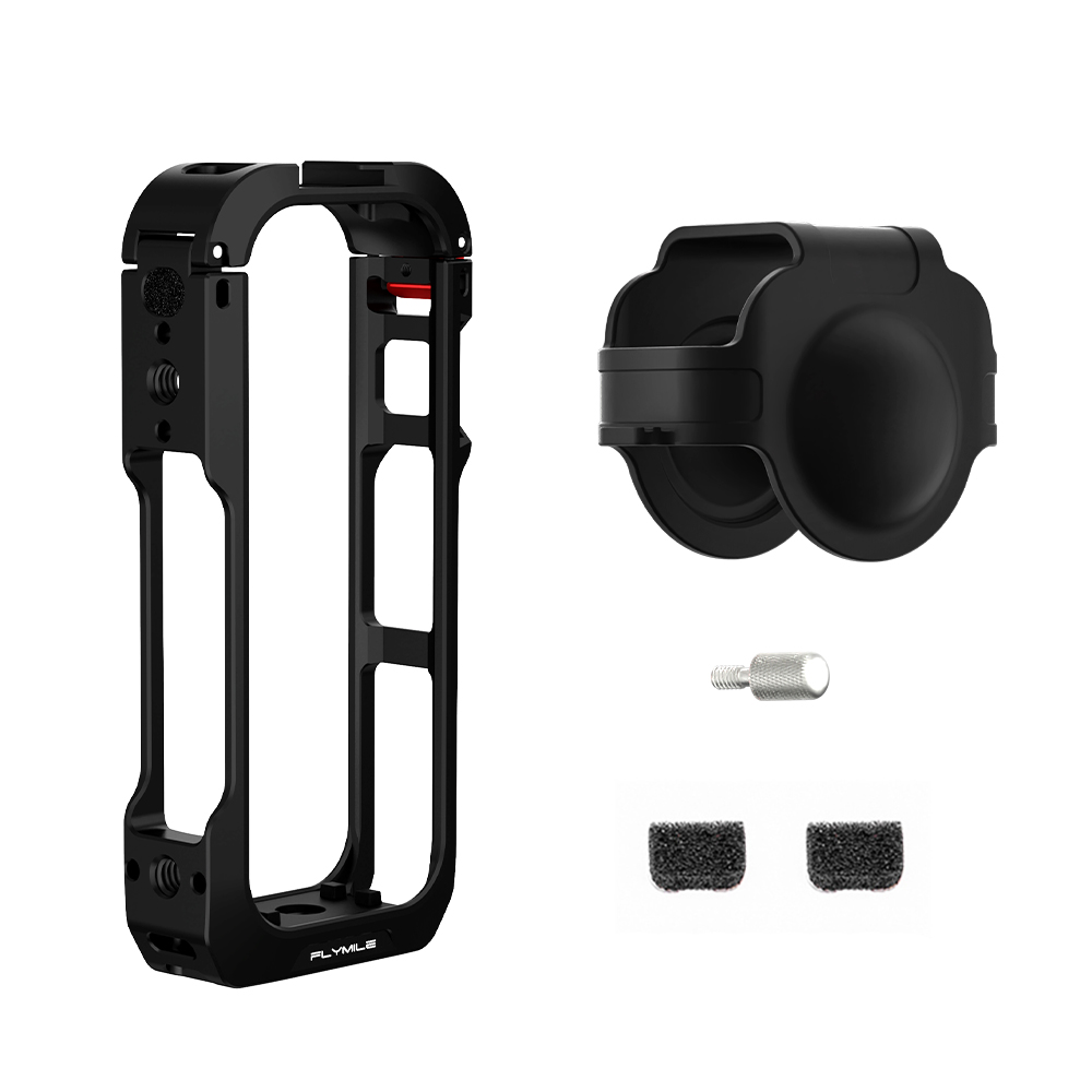 FLYMILE Insta360 X4 Air 전용 메탈 프로텍션 케이지, 1개, black 34,000원