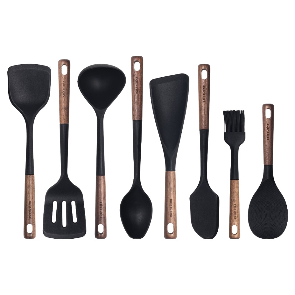 벨라쿠진 월넛우드 실리콘 조리도구 키친툴 8종 세트 47,140원