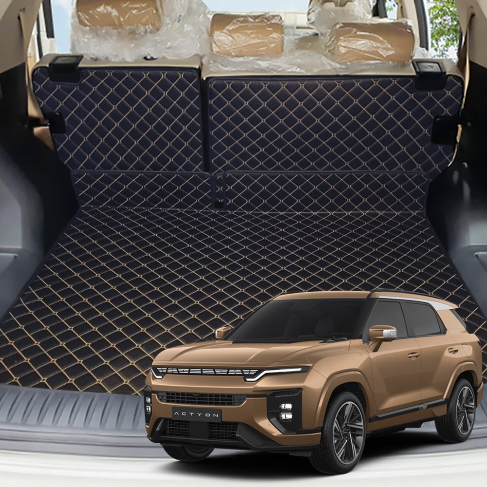 국내제작 액티언 2세대 신형퀼팅 자동차 트렁크매트 + 2열등받이 43,900원