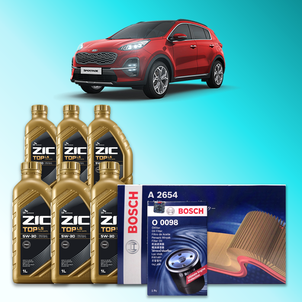 스포티지 더 볼드 (QL) 1.7 디젤 엔진오일세트 SK 지크 탑 LS 5W30 (ZIC TOP LS) 103,800원