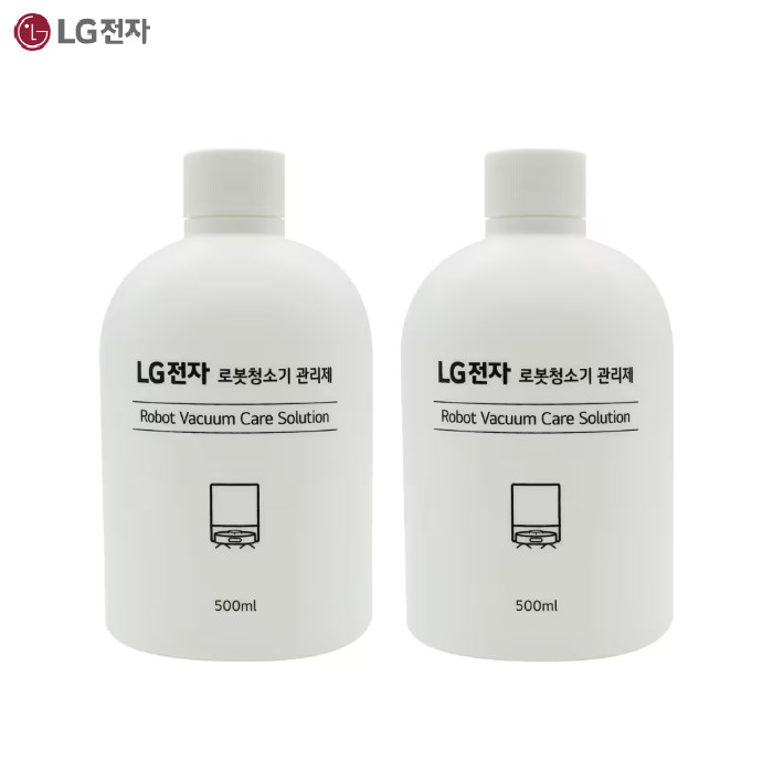 LG전자 로보킹 AI 올인원 로봇청소기 세제 관리제 2개입 (500ml x 2) 58,400원