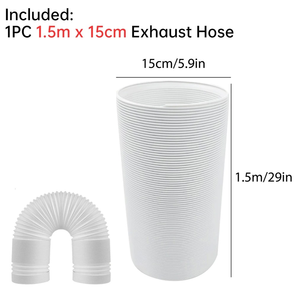 창문형 에어컨 배기 호스 가림막 자바라 어댑터 연결 커넥터 이동식 휴대용 텔레스코픽 범용 키트 가정용 모바일 경량 악세서리 17,900원