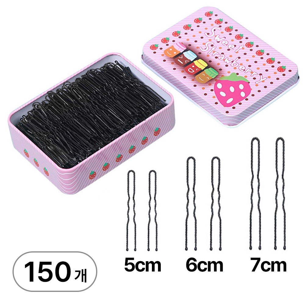 디심플 헤어 올림머리 고정핀 U자핀 4,500원